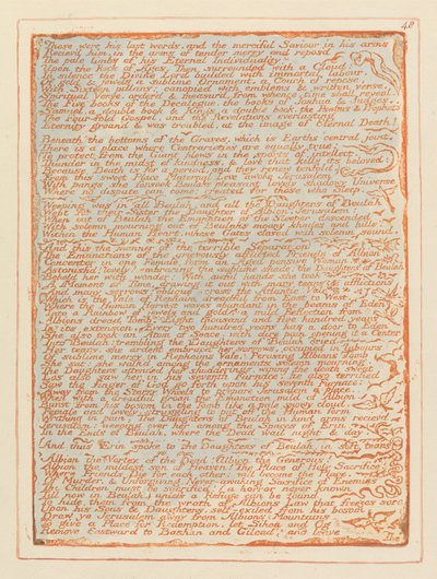 Jerusalem, Plate 48 by William Blake